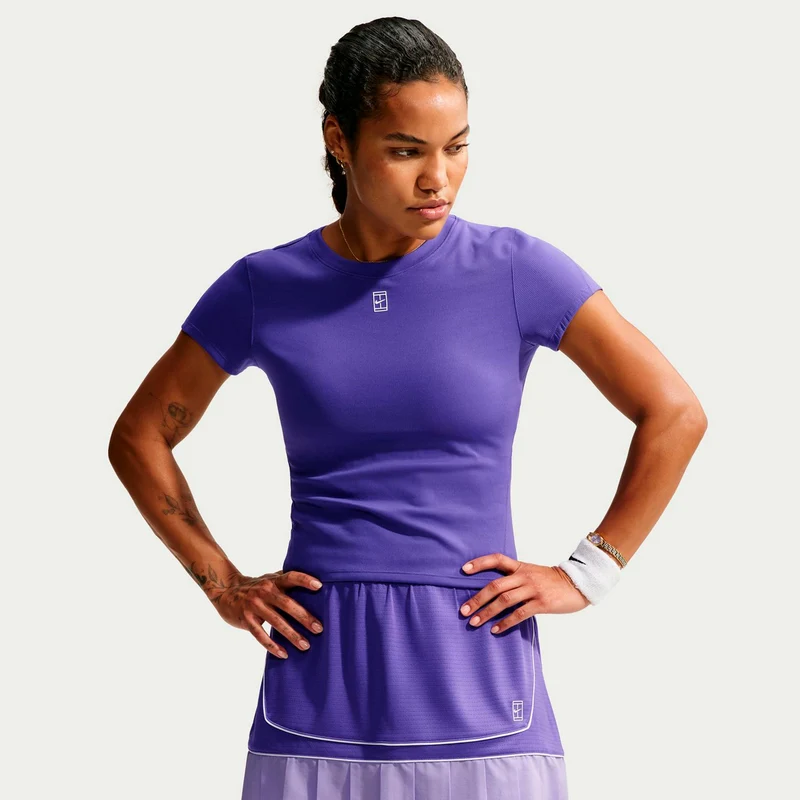 Court Dri-FIT Advantage T-Shirt Damen - lila