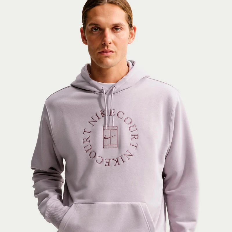 Court Dri-Fit Heritage Hoody Herren - grau, flieder
