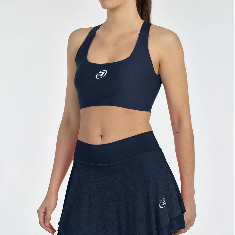 Camiseta Bullpadel Eleve 26I Mujer Azul Marino 2026