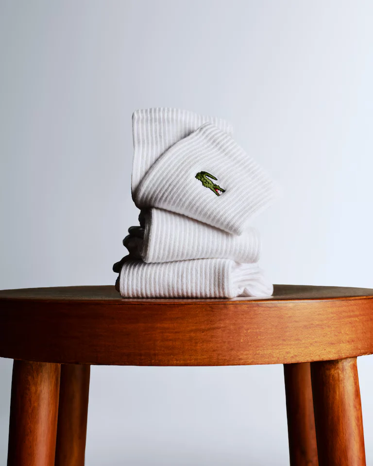 Calcetines Lacoste Algodón Canalé (Pack x3) 2026