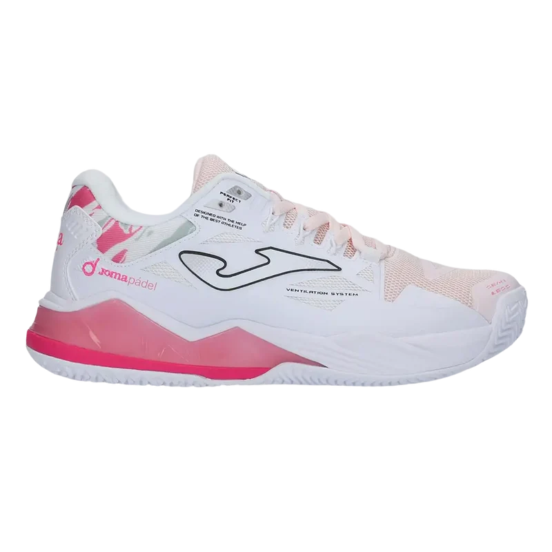 Zapatillas de Pádel Joma Spin Lady Blanco Rosa de Mujer 2026
