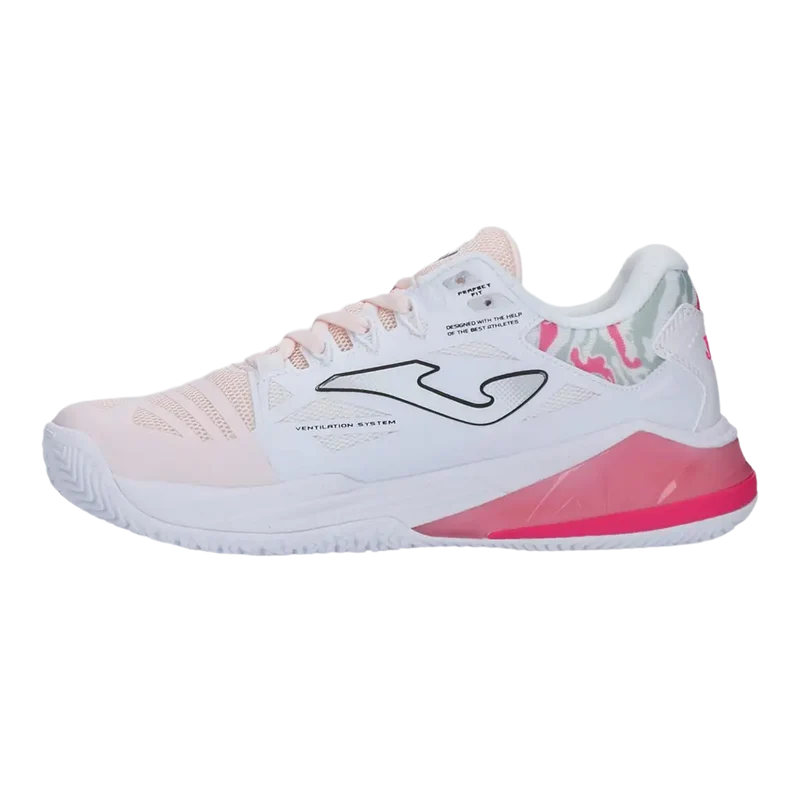 Zapatillas de Pádel Joma Spin Lady Blanco Rosa de Mujer 2026