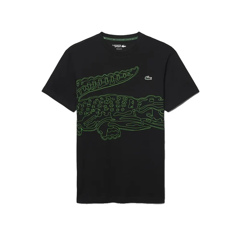 Camiseta Lacoste Ultra Dry Print Black