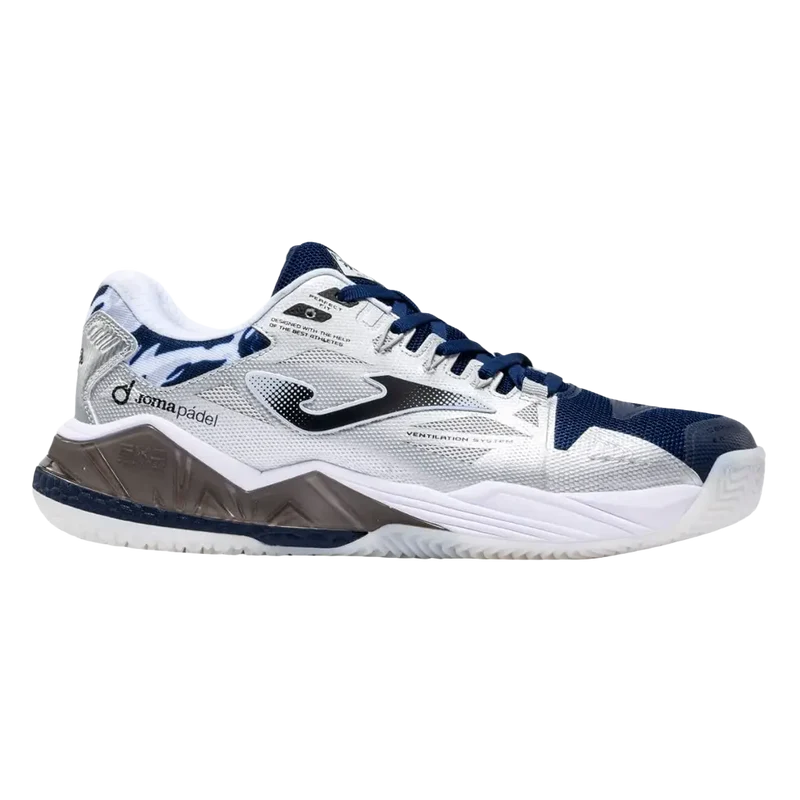 Zapatillas de pádel Joma Spin Dark Blue Sillver 2026