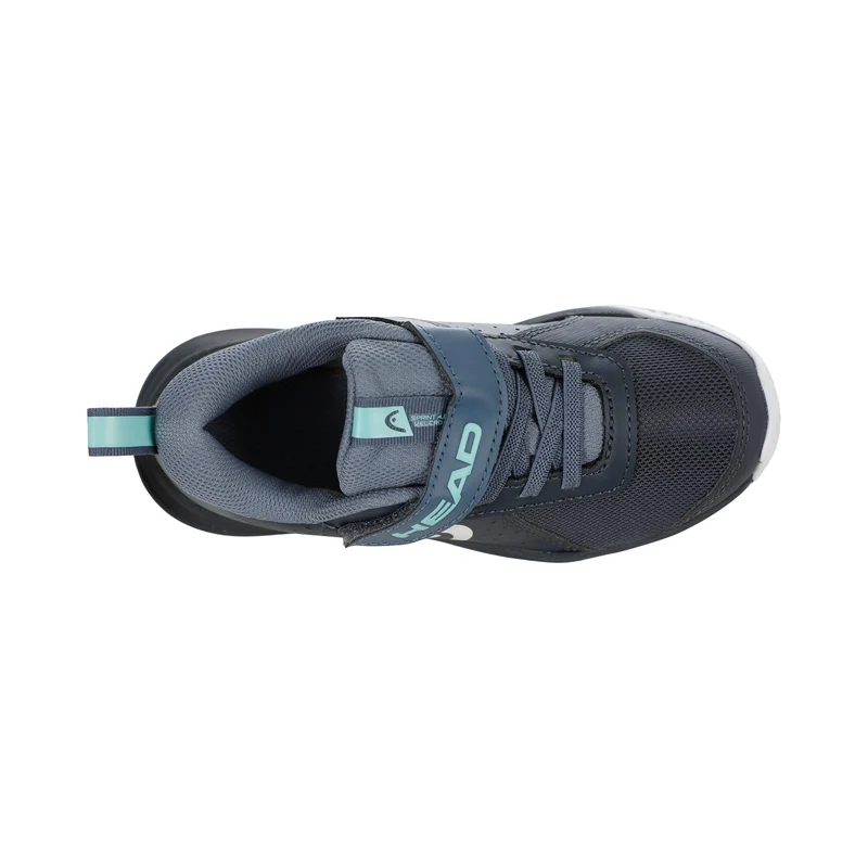 Sprint Velcro 4.0 Allcourtschuh Kinder-dunkelblau, türkis