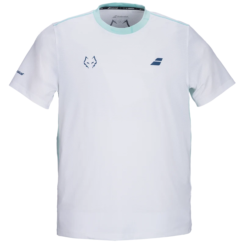 Babolat Men's Crew Neck Tee Lebron 27 White