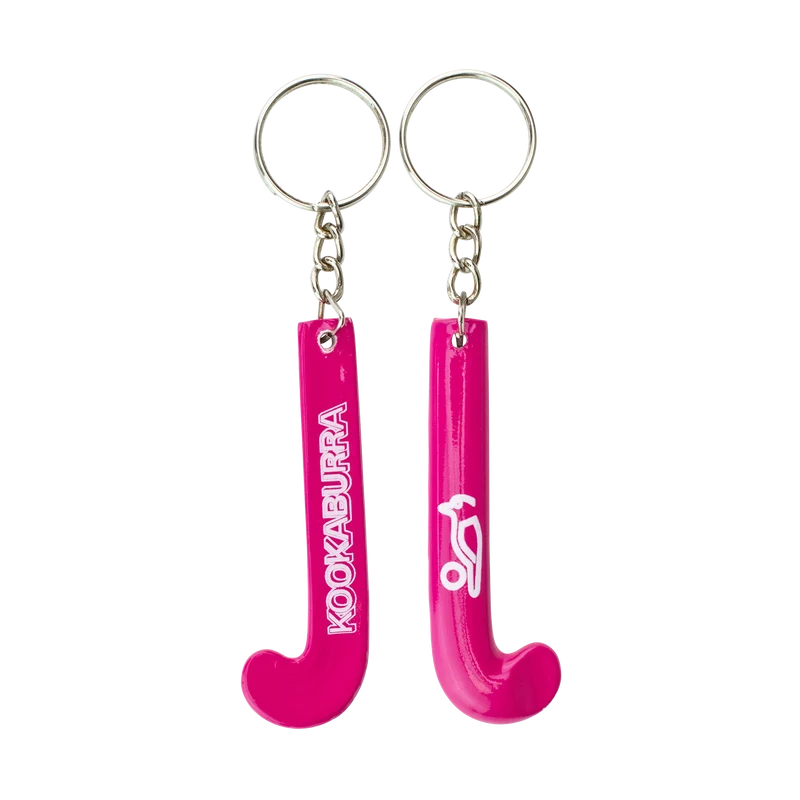 Kookaburra Hockey Stick Key Ring Pink 26/27