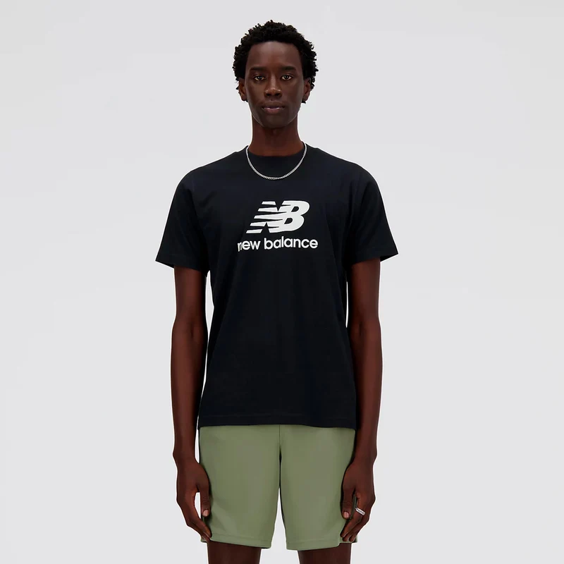 Essentials Logo T-Shirt Herren - schwarz