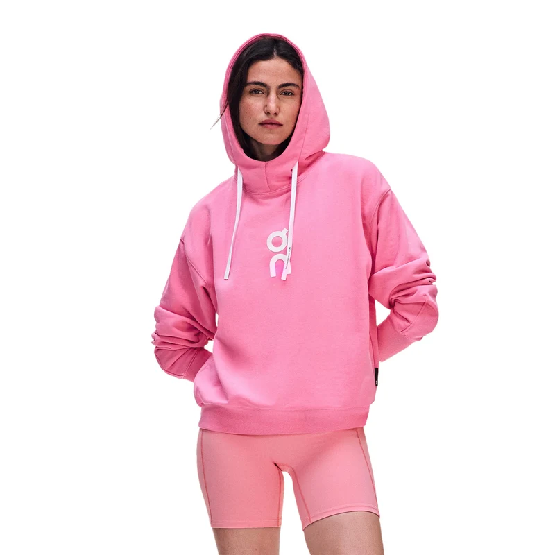 Club Hoody Damen - pink, weiß