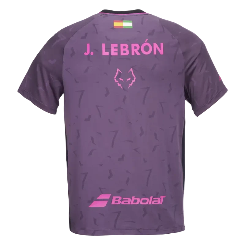 Camiseta Babolat Replica Black Plum 2027 J. Lebrón