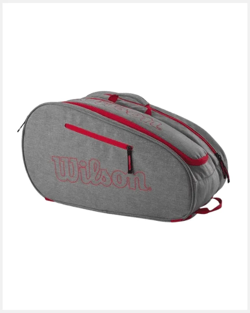 Wilson Team Padelschlägertasche Grau/Rot