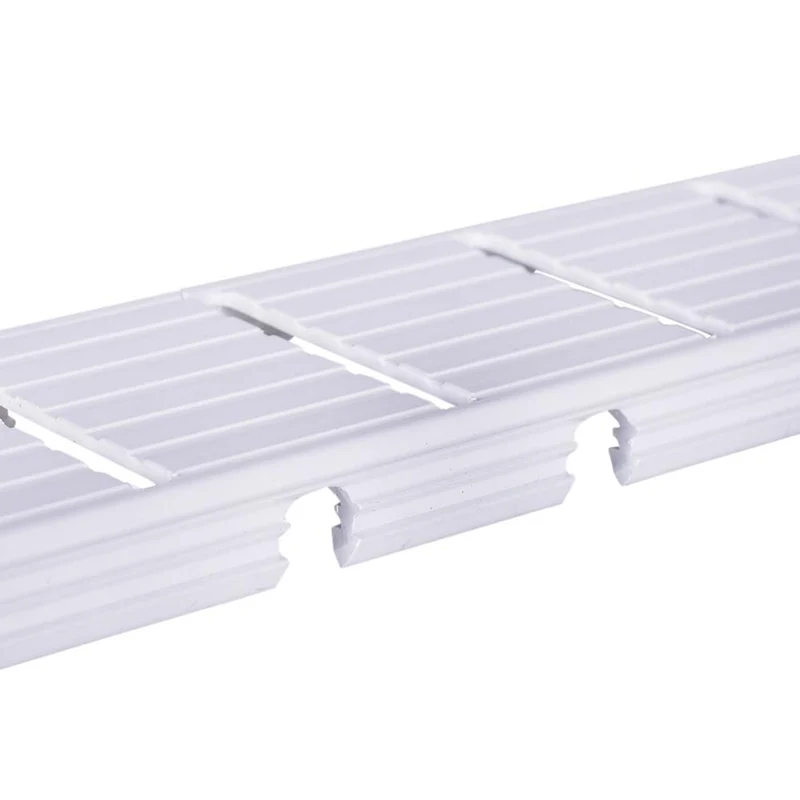 TENNtastic WHITE FLEX Hybrid – Tennislinien All-In-Set 40/50 mm, mit Befestigung, weiß