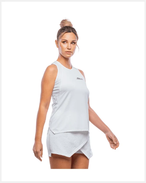 Siux Top Jacquard Wit