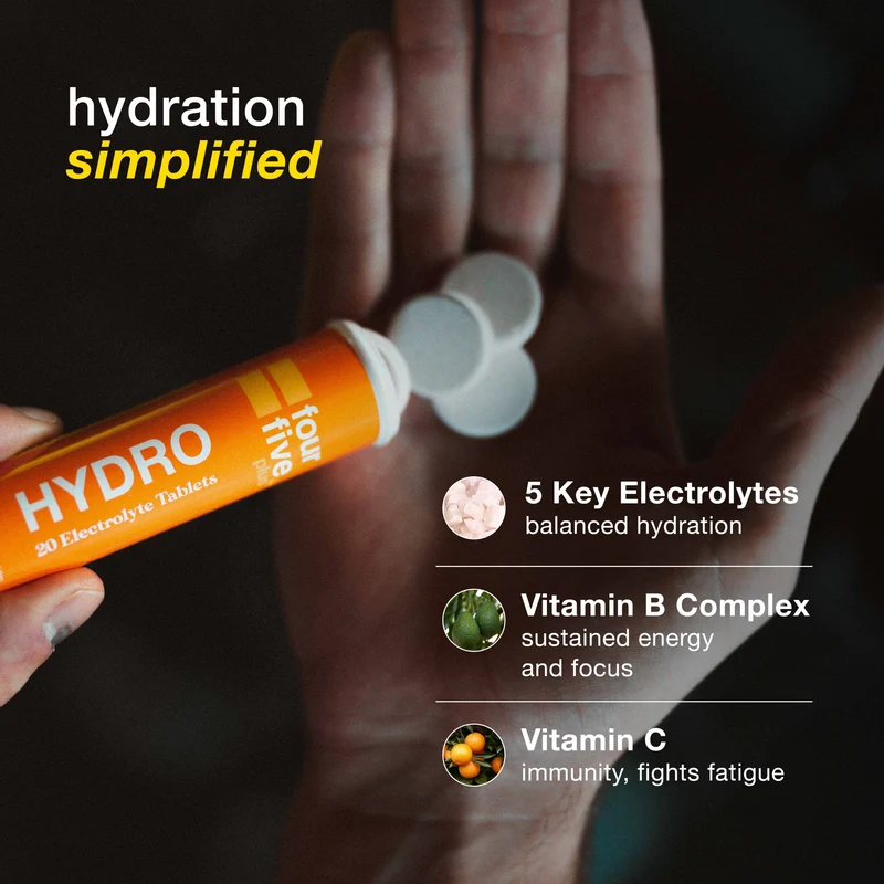 fourfive Hydro Hydration Tablets (Tube of 20)