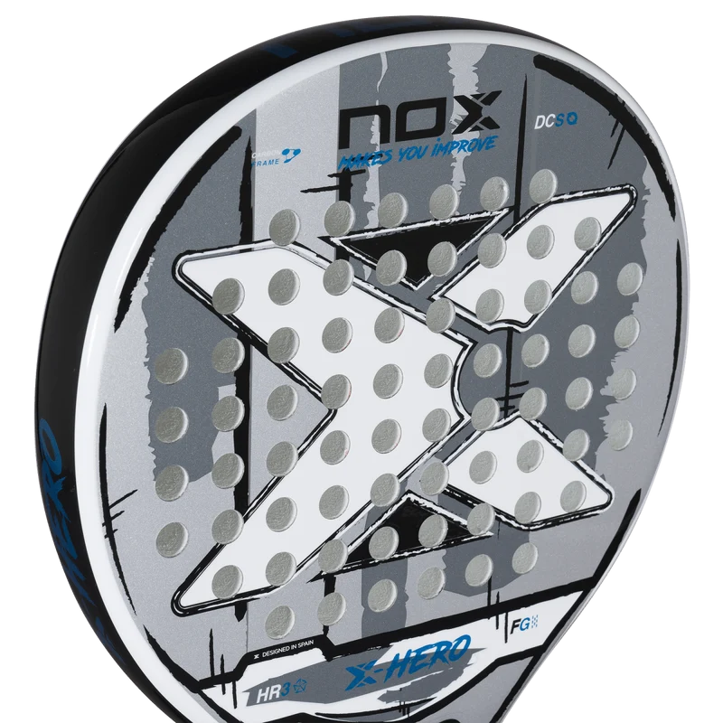 NOX X-Hero White Padel Racket 2026