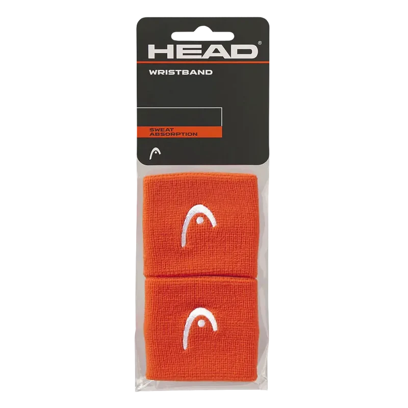 Muñequeras Head Naranja (Pack x2)