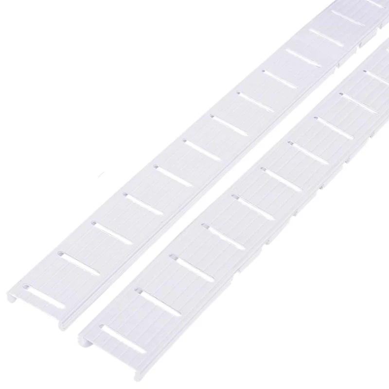 TENNtastic WHITE FLEX 4 – Tennislinien All-In-Set 40 mm, mit Befestigung, weiß