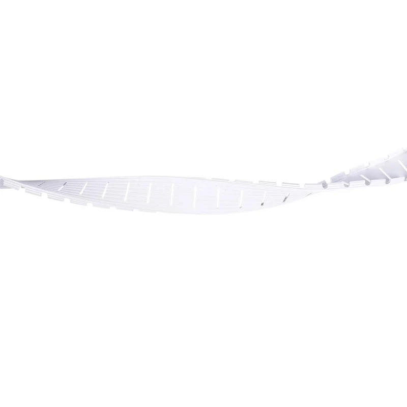 TENNtastic WHITE FLEX 5 – Tennislinien All-In-Set 50 mm, mit Befestigung, weiß
