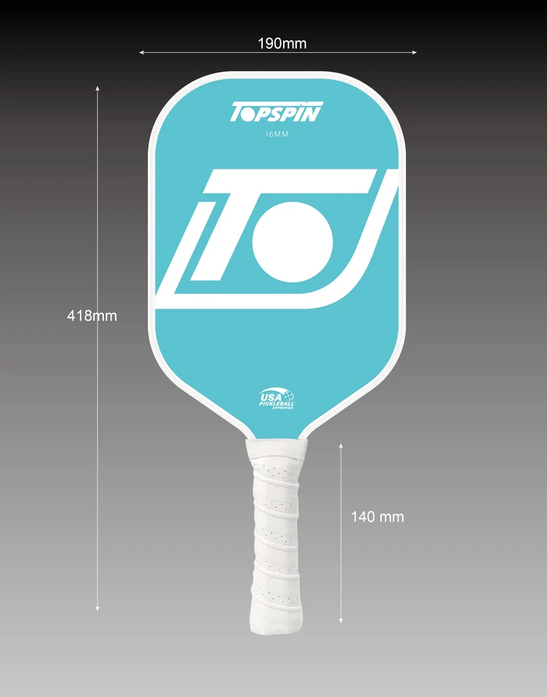 Topspin LED Pickleball Paddle Set ( 2 Rackets - 2 Balls - 1 Carry Bag)