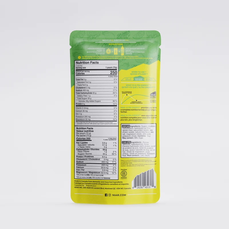 BOISSONS ULTRA ENERGY Lime Unidose
