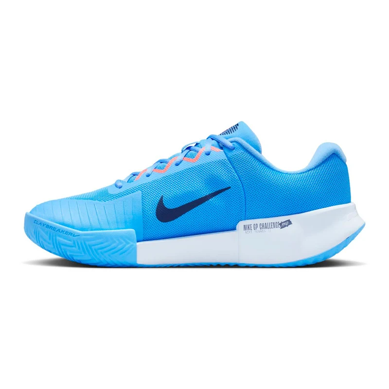 Zoom GP Challenge Pro Sandplatzschuh Herren - blau, koralle