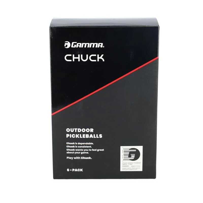 Pickleball-Ball Gamma Chuck Outdoor 6er-Pack