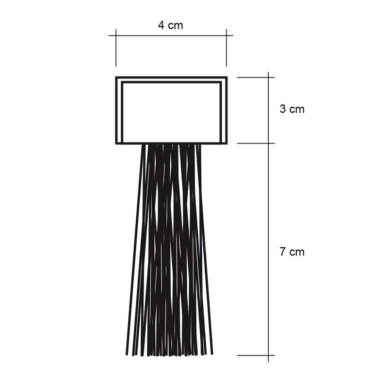Spezialbesen Schmal Blau – 145,5 cm, harte Kunststoffborsten