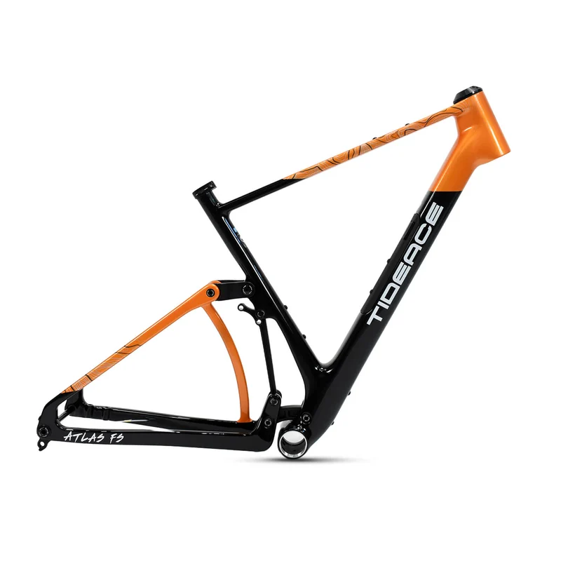 GV202 Carbon-Rahmen mit Vollfederung für Gravelbikes