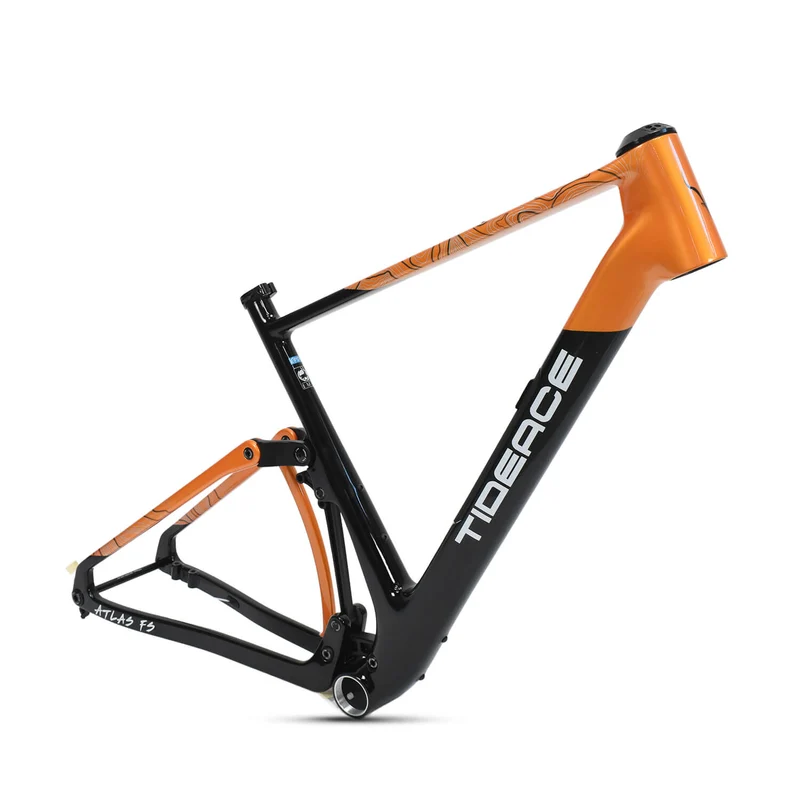 GV202 Carbon-Rahmen mit Vollfederung für Gravelbikes
