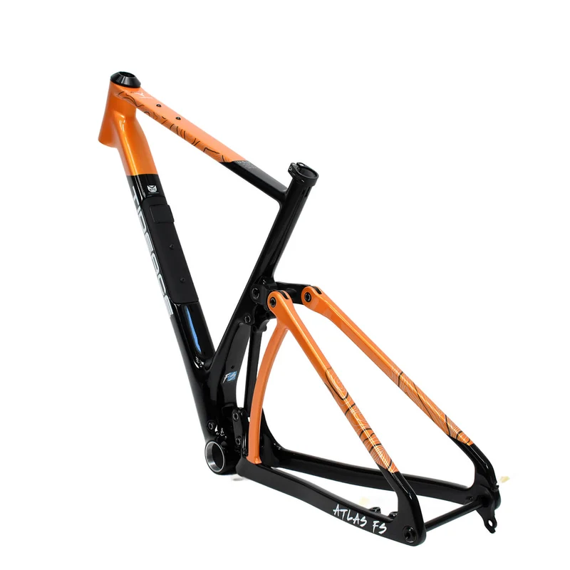 GV202 Carbon-Rahmen mit Vollfederung für Gravelbikes