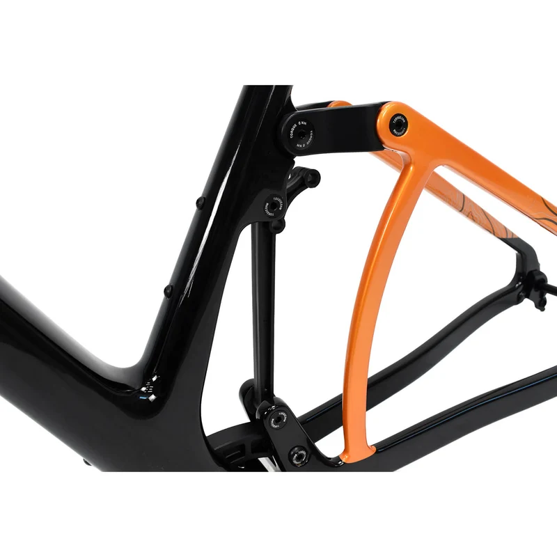 GV202 Carbon-Rahmen mit Vollfederung für Gravelbikes