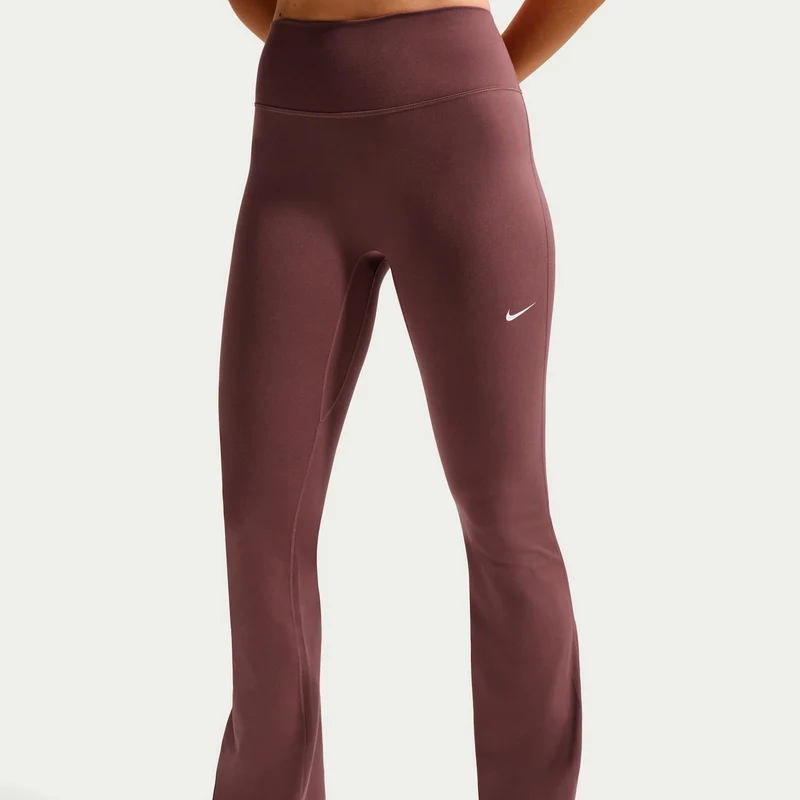 One High Waist Flare Tight Tight Damen - mauve