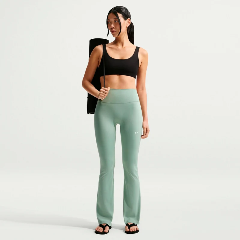 One High Waist Flare Tight Tight Damen - salbei