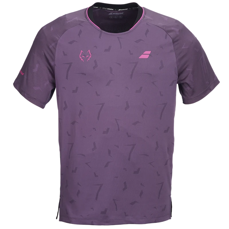 Babolat Men's Replica Lebron Tee 27 Dark Plum