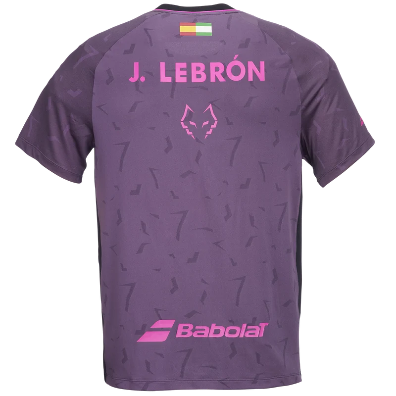 Babolat Men's Replica Lebron Tee 27 Dark Plum