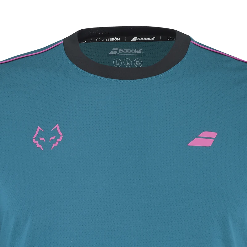 Babolat Men's Crew Neck Tee Lebron 27 Legion Blue
