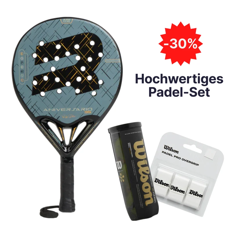 Hochwertiges Padel-Set von Royal Padel und Wilson
