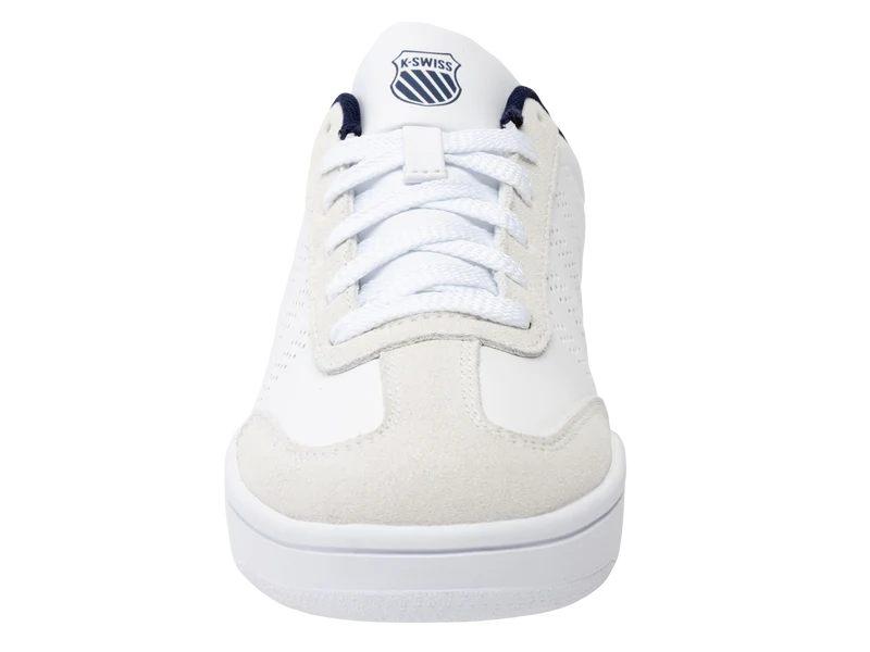 04784-124-M | COURT OPEN T-TOE | WHITE/INDIGO
