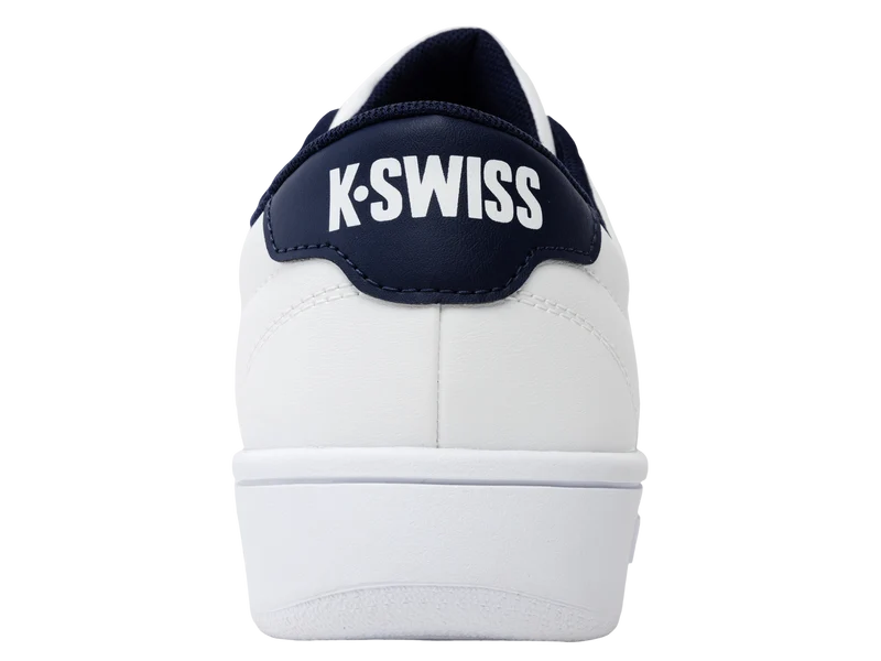 04784-124-M | COURT OPEN T-TOE | WHITE/INDIGO