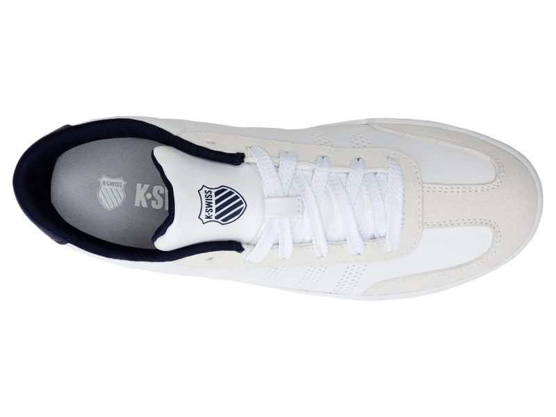 04784-124-M | COURT OPEN T-TOE | WHITE/INDIGO