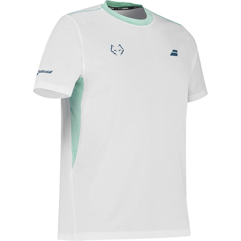 Babolat Men's Crew Neck Tee Lebron 27 White