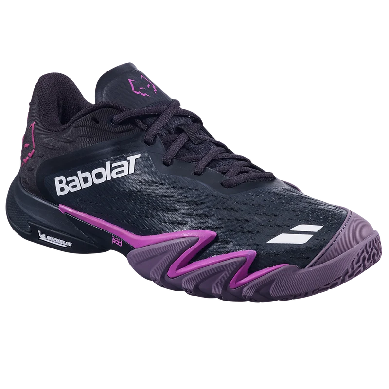 Babolat Men's Premura 3 Lebron Padel Shoes Black Plum