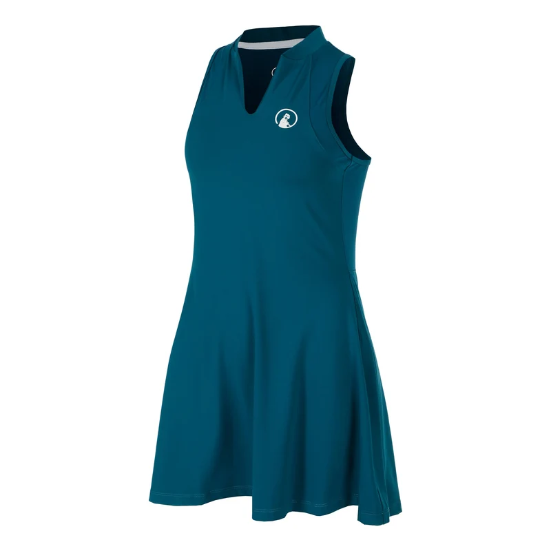 Create Ace Kleid Damen-Petrol,Weiß