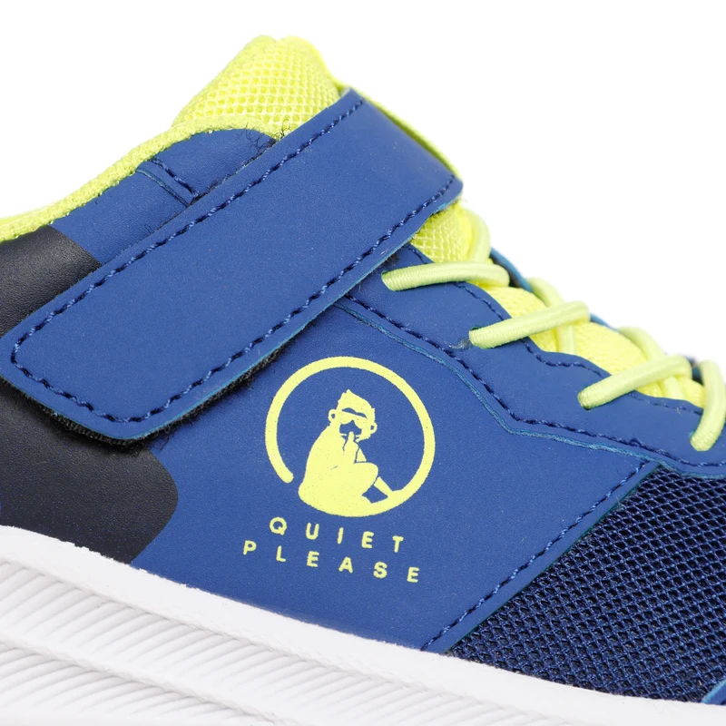 Courtstyler Velcro Allcourtschuh Kinder-Blau,Gelb