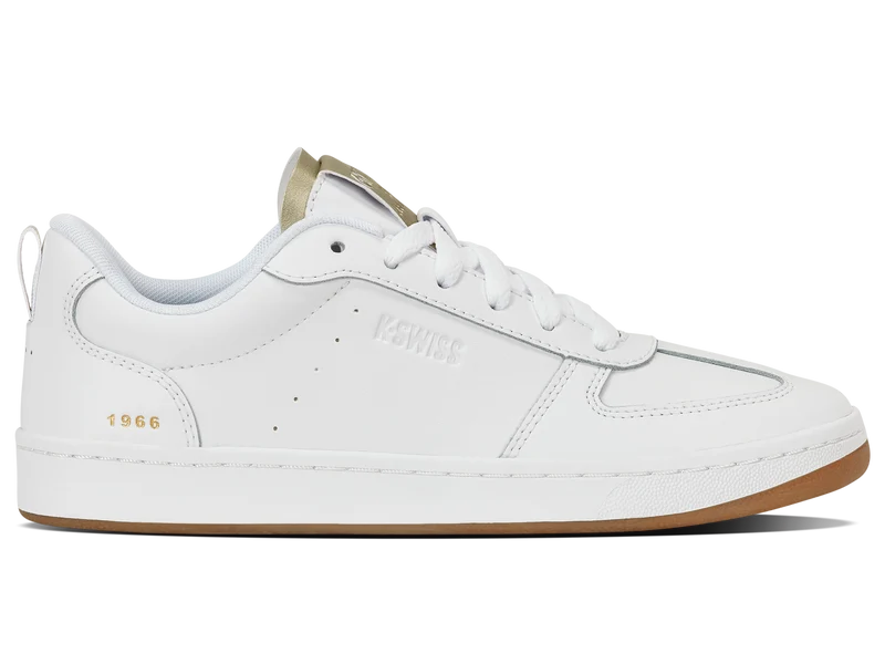 94734-199-M | COURT VARSITY | WHITE/GOLD/LIGHT GUM