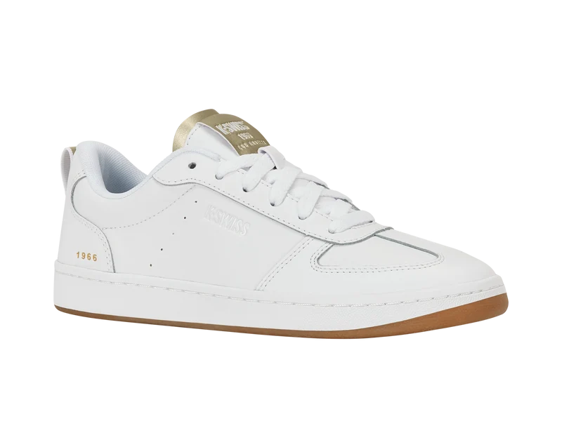 94734-199-M | COURT VARSITY | WHITE/GOLD/LIGHT GUM