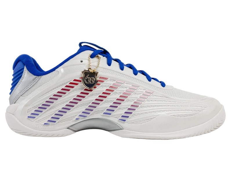 09629-104-M | HYPERCOURT EXPRESS 3 60TH | WIMBLEDON WHITE/DAZZLING BLUE/SILVER/MARS RED