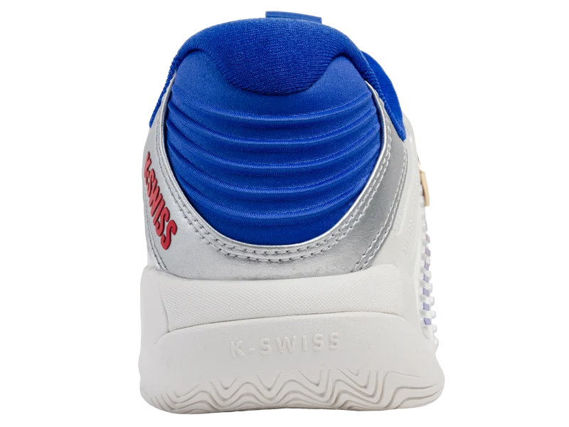 09629-104-M | HYPERCOURT EXPRESS 3 60TH | WIMBLEDON WHITE/DAZZLING BLUE/SILVER/MARS RED