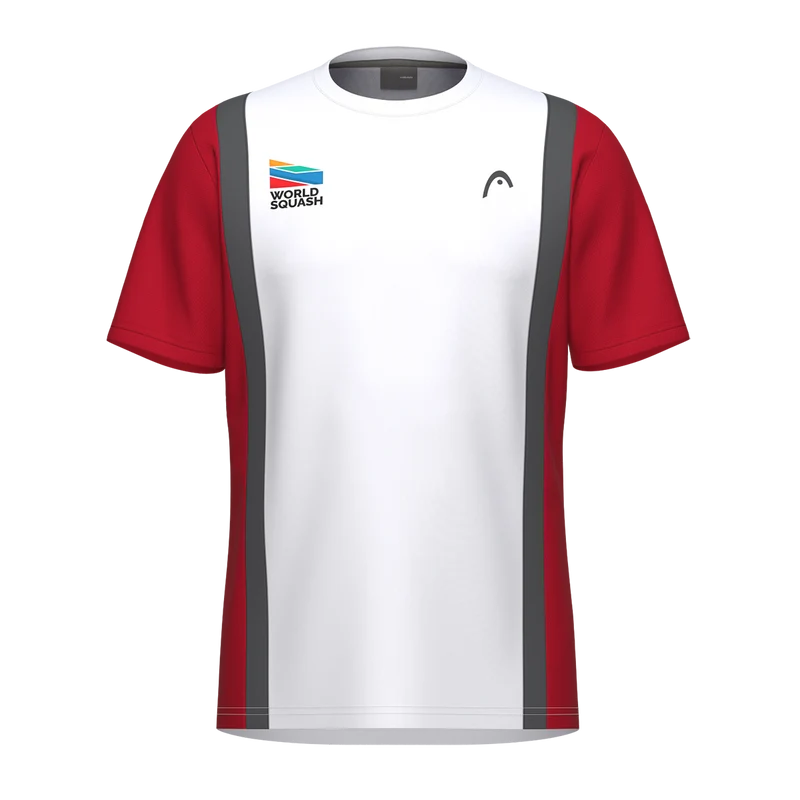 HEAD Men's WSF Tech T-Shirt Red White