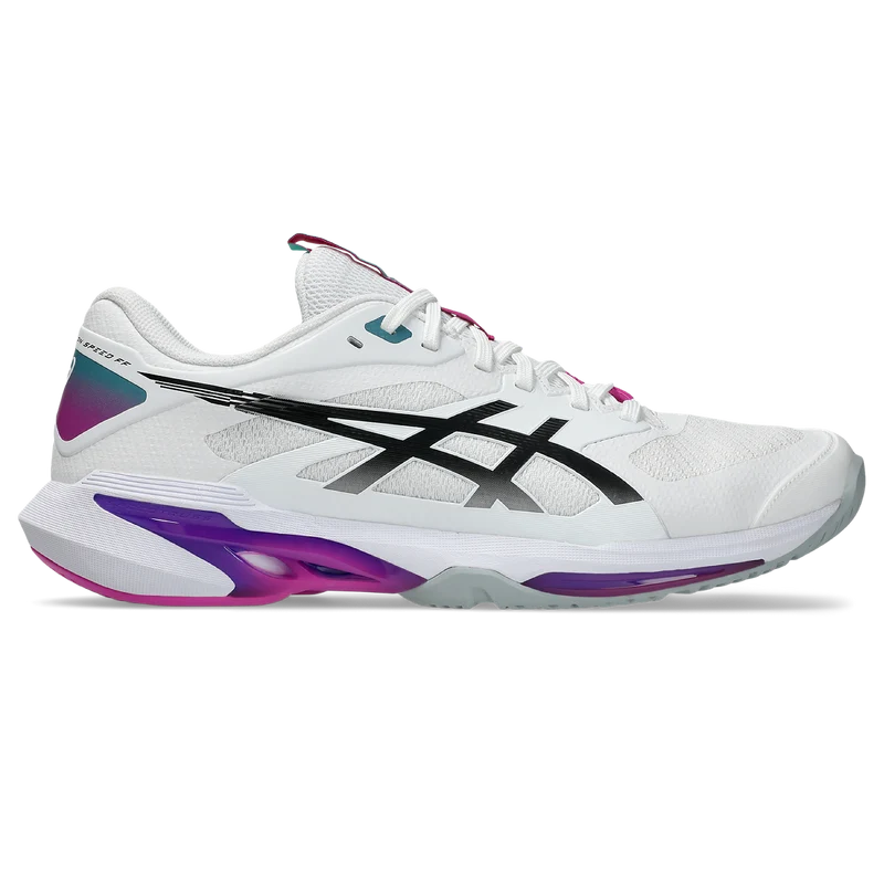 Asics Men's Solution Speed FF 4 Tennis Shoes White Digital Sakura
